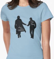 Camiseta entallada para mujer 'No tengo amigos'