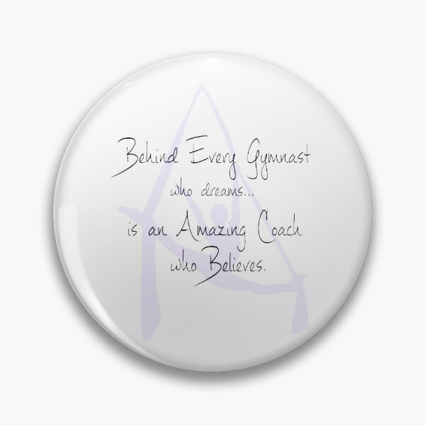 Item preview, Behind Every Gymnast Who Dreams Is An Amazing Coach Who Believes designed and sold by 4AllTimes.