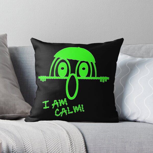 I AM Calm! Throw Pillow