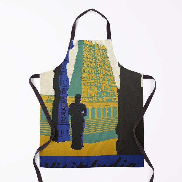 Item preview, retro Visit India designed and sold by CorasPosters.