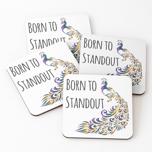 Item preview, Born To Standout, Colorful Peacock designed and sold by 4AllTimes.