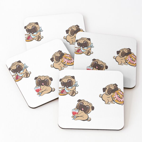 Item preview, Hungry pugs designed and sold by littlehapa.