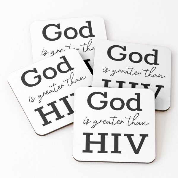 Item preview, God is greater than HIV designed and sold by jrenderos.