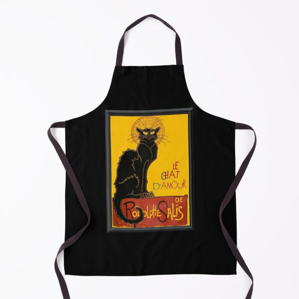 Le Chat Noir Aprons Redbubble