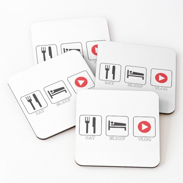 Item preview, Eat Sleep Vlog designed and sold by 4AllTimes.