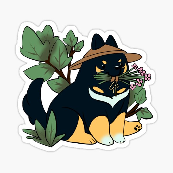 Dog Gardening Sticker