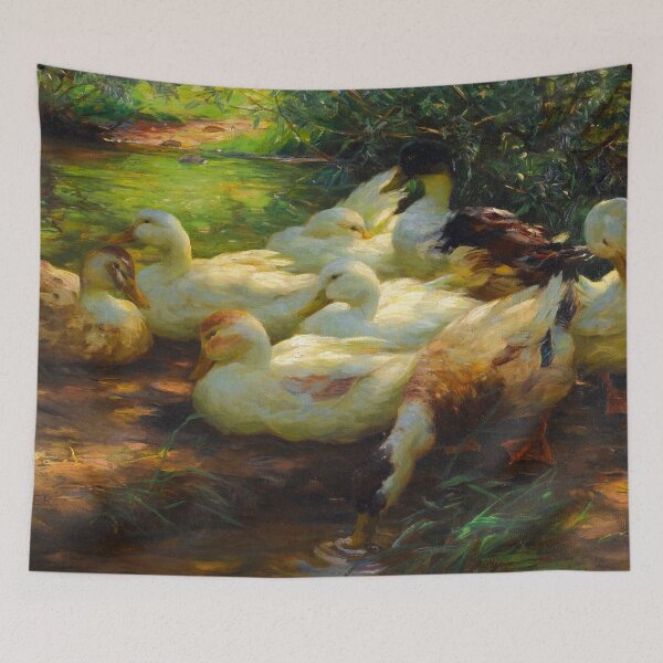 Item preview, Ducks on the Riverbank - Alexander Koester designed and sold by CJET.