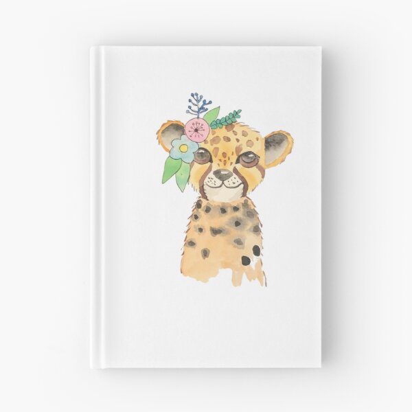 Item preview, Cheetah with a Flower Crown designed and sold by CraftChange.