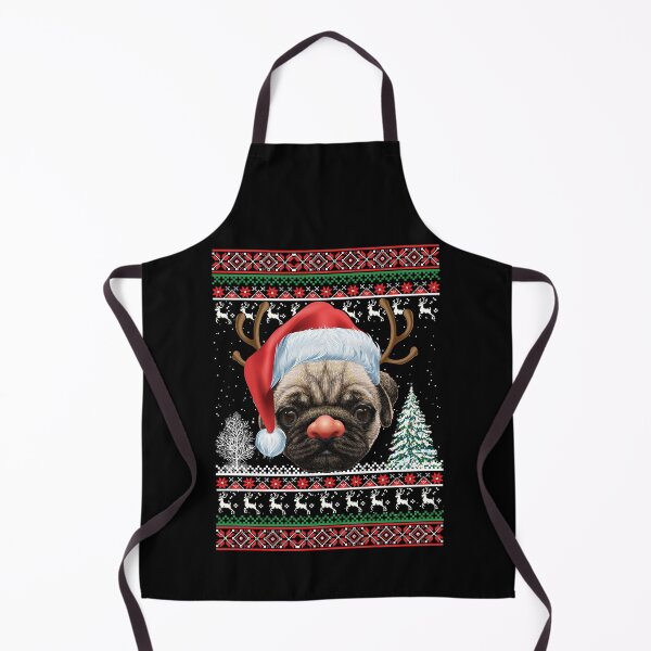 Item preview, Pug Dog Santa Ugly Christmas Sweater designed and sold by DavisHasari.