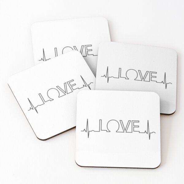 Item preview, Iove and heart beat design.  designed and sold by Lina369.