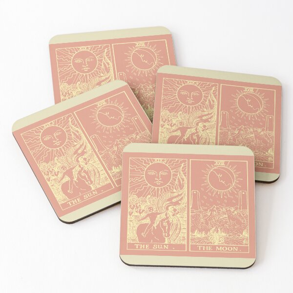 Item preview, Moon & Sun Tarot | Peach & Cream designed and sold by wildtribe.