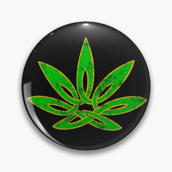Item preview, Celtic-style weed leaf designed and sold by esotericnation.