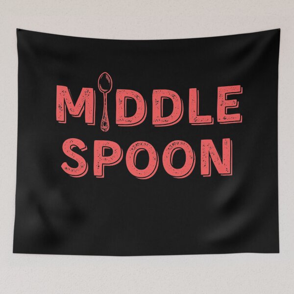 Item preview, I'm The Middle Spoon | Throuple | Polyamory designed and sold by throuplescorner.