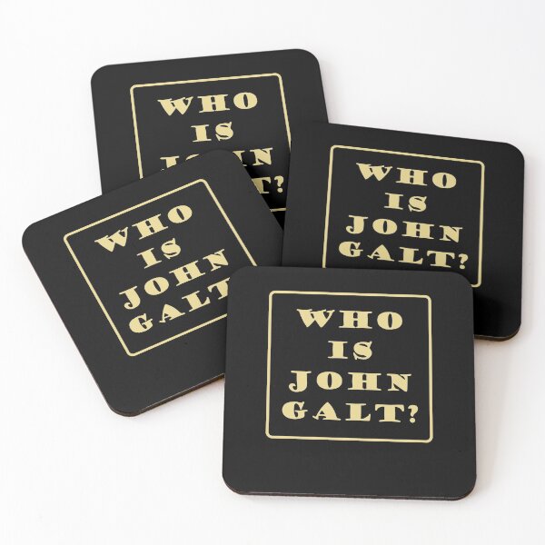 Item preview, Who is John Galt Ayn Rand Objectivist Philosophy Libertarian designed and sold by h44k0n.