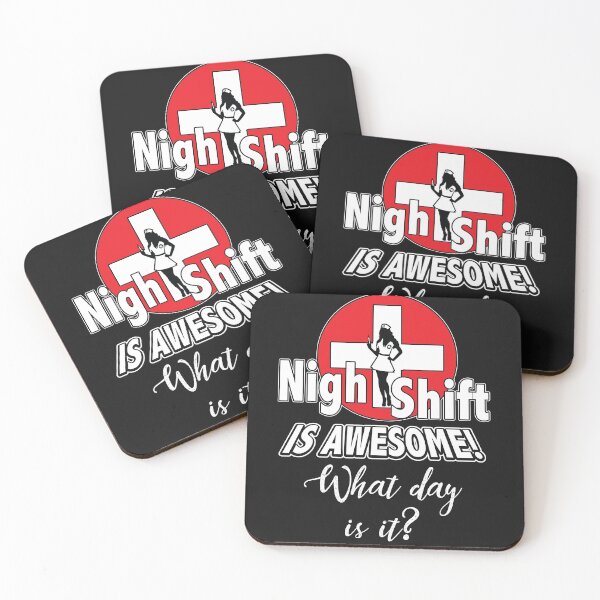 Item preview, Funny Night shift is awesome Tshirt Nursing designed and sold by sunnym79.