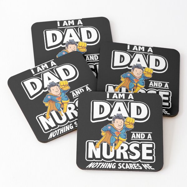 Item preview, I am a Dad and a Nurse Nothing Scares Me Nursery T-Shirt designed and sold by sunnym79.