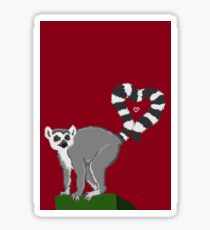 Lemur Love Sticker