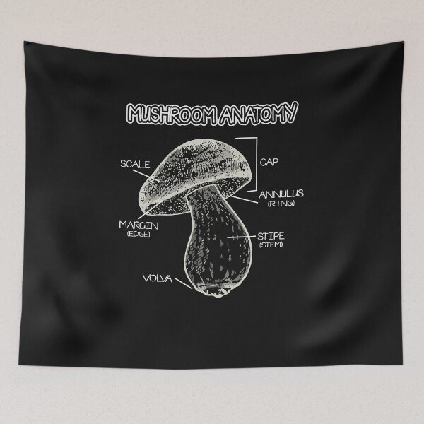 Item preview, Anatomy of a Mellow Mushroom Hunting Shirt designed and sold by sunnym79.