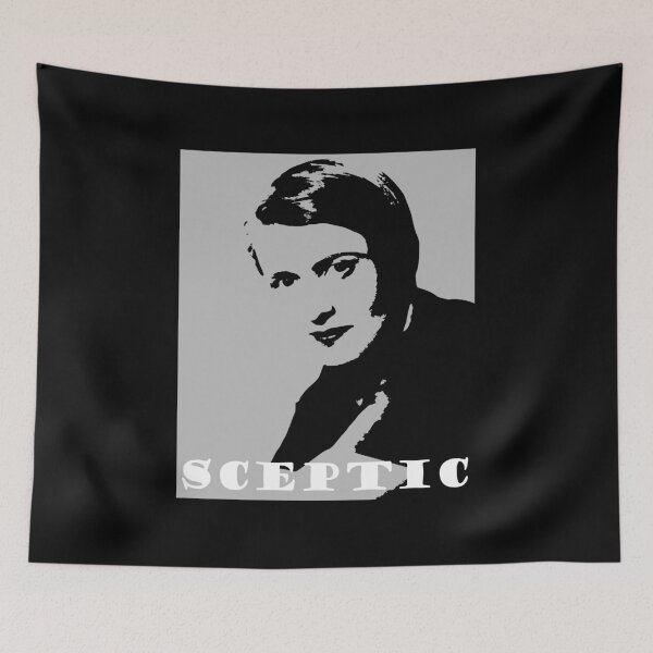 Item preview, Sceptic Ayn Rand Objectivist Philosophy Libertarian designed and sold by h44k0n.