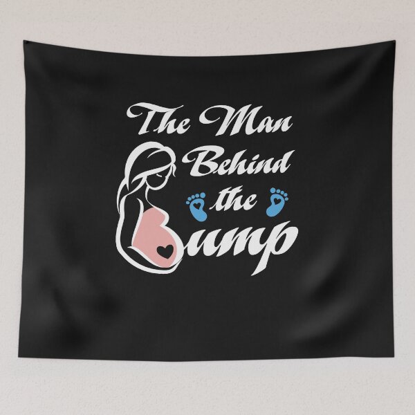 Item preview, Funny The Man behind the Bump T-Shirt for expecting dad designed and sold by sunnym79.