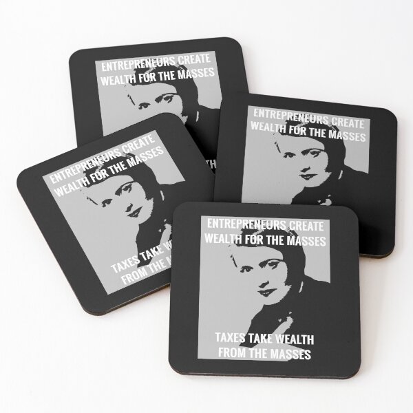 Item preview, Ayn Rand Entrepreneurs Create Wealth Liberty Voluntarism designed and sold by h44k0n.