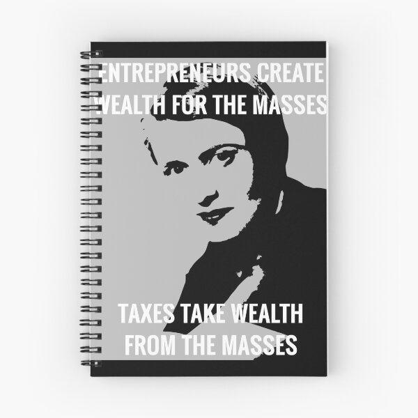 Item preview, Ayn Rand Entrepreneurs Create Wealth Liberty Voluntarism designed and sold by h44k0n.