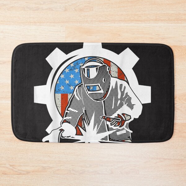 Item preview, American patriotic welder gift idea designed and sold by GeniusDesignArt.