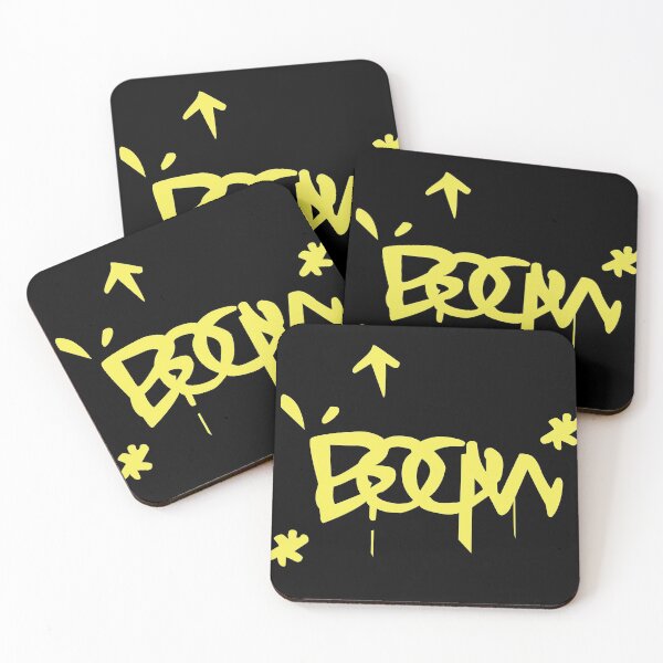 Raze Boom (Yellow) Valorant Coasters (Set of 4)