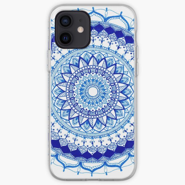 Blue Mandala iPhone Soft Case