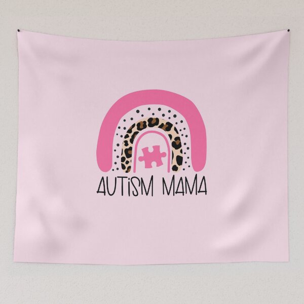 Item preview, Cute rainbow puzzle piece autism spectrum disorder awareness mom mother family support parent  designed and sold by tiffanator606.