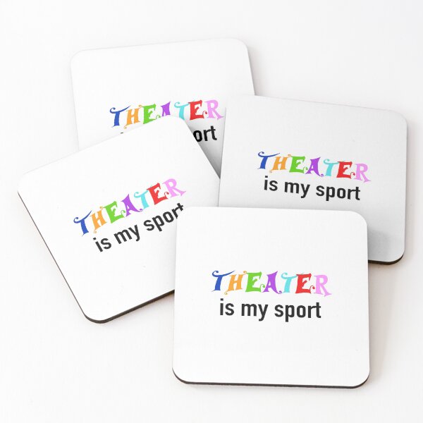 Item preview, Theater is my sport gift on light background designed and sold by Stageystuff.