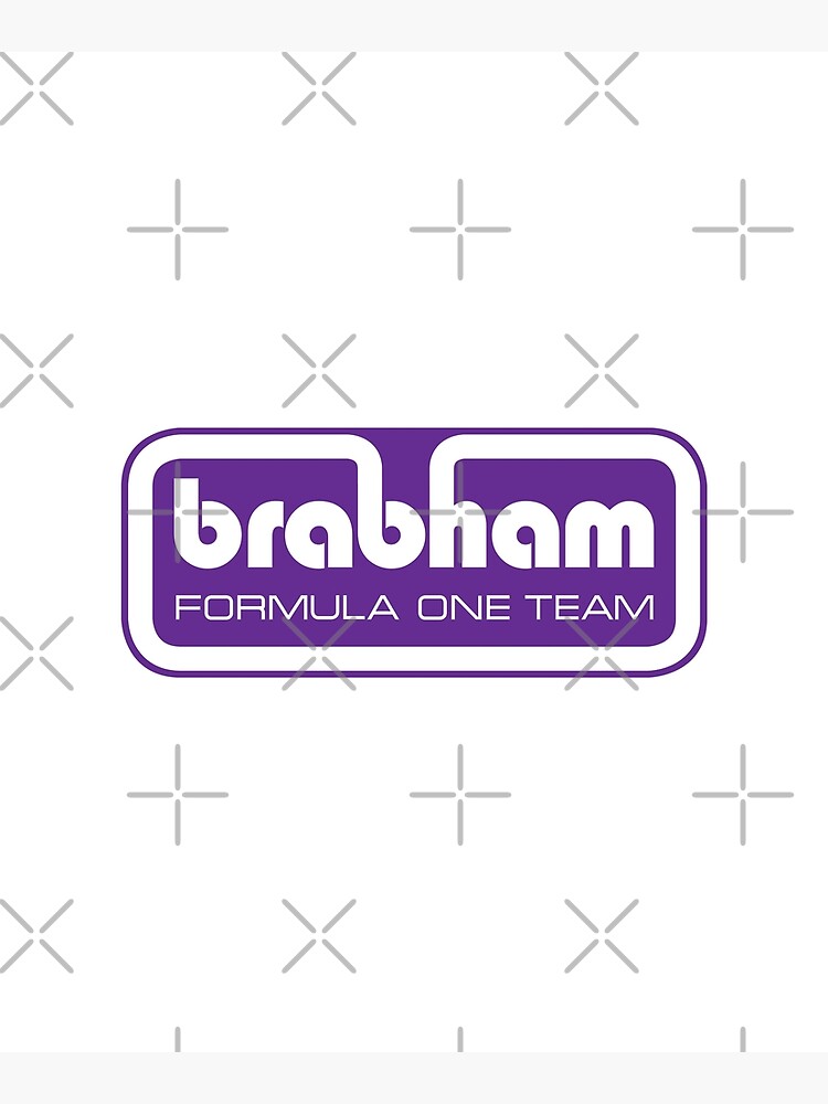 Brabham Formula One Team logo 1973/4 - brabham blue print Sticker for Sale  by retropetrol