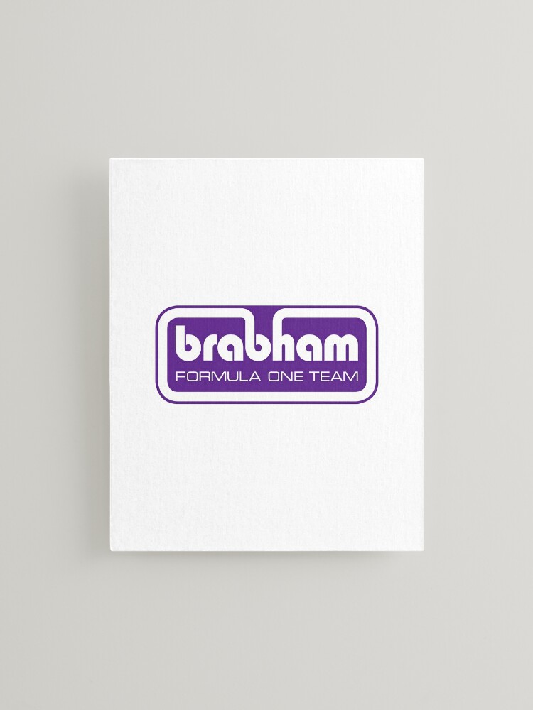Brabham Formula One Team logo 1973/4 - purple print Mounted Print for Sale  by retropetrol