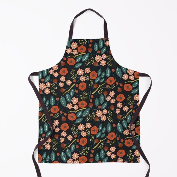 Artikelvorschau, Dunkles Blumenmuster entworfen und verkauft von AllPrintsAndArt.