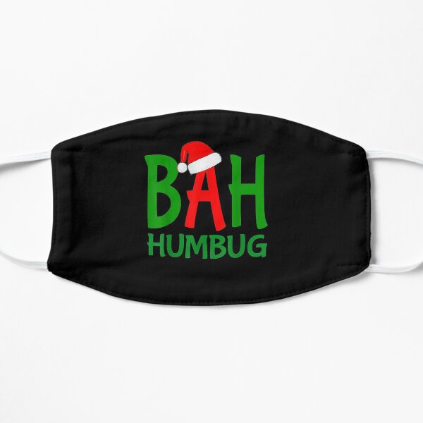 Christmas-Bah-Humbug-Ebenezer-Scrooge-Design Flat Mask