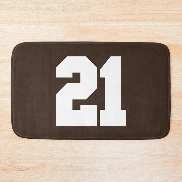 Item preview, 21 Number Cleveland Sports Twenty-One Brown Jersey designed and sold by HelloFromAja.