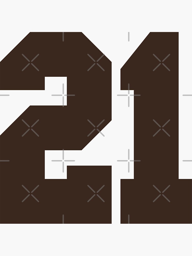 Free Varsity 2 Number Stencil 