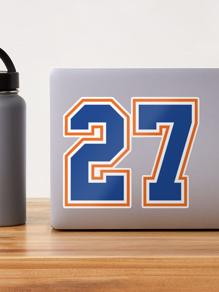 27 number jersey' Sticker
