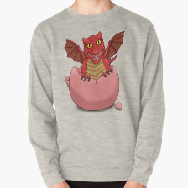 Red Dragon Hatchling Pullover Sweatshirt