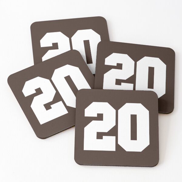 Item preview, 20 Number Cleveland Sports Twenty Brown Jersey designed and sold by HelloFromAja.