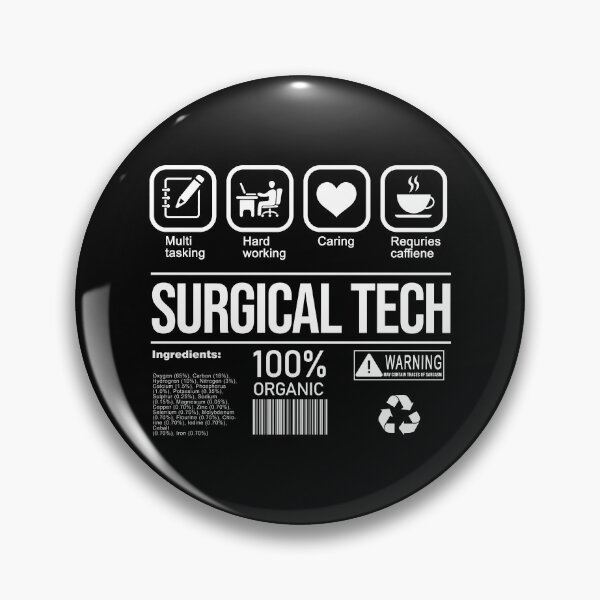 Item preview, Surgical Tech Label Funny Nutrition Facts Technician designed and sold by FanaticTee.