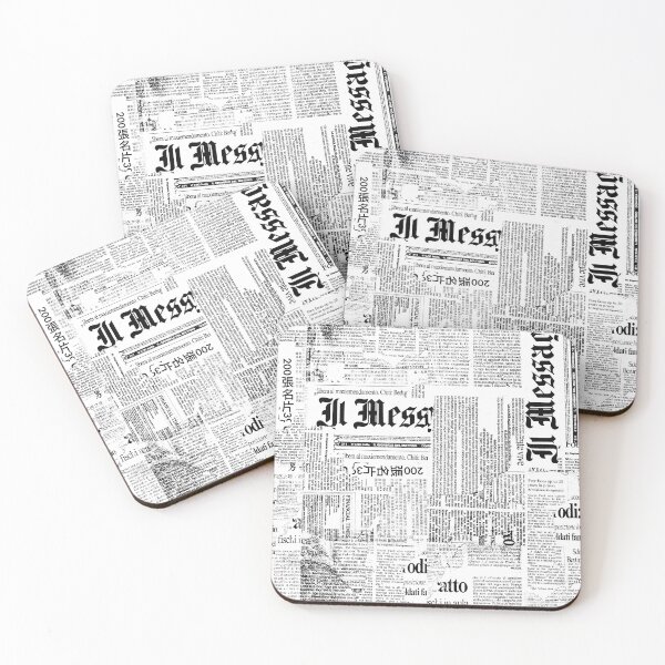 Item preview, Black And White Collage Of Grunge Newspaper Fragments designed and sold by artsandsoul.