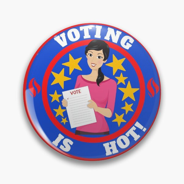 Item preview, Voting is hot! designed and sold by UnboundFull.