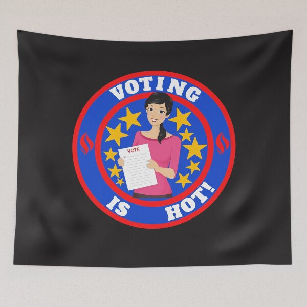 Item preview, Voting is hot! designed and sold by UnboundFull.