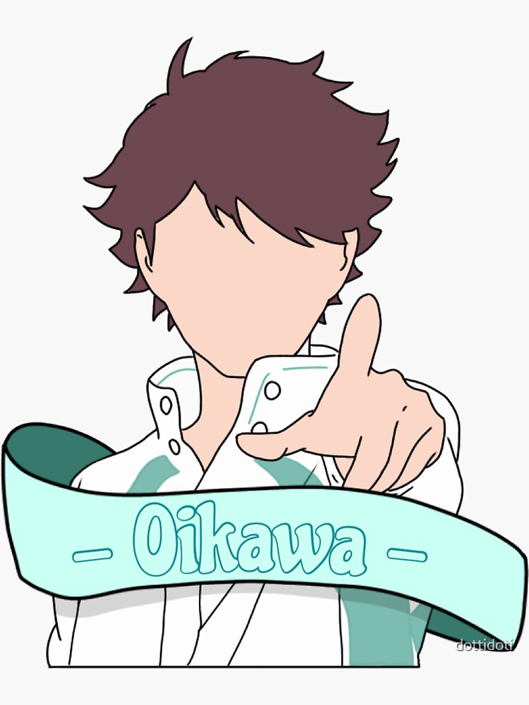 Oikawa Haikyuu Sticker For Sale By Dottidoti Redbubble 2991