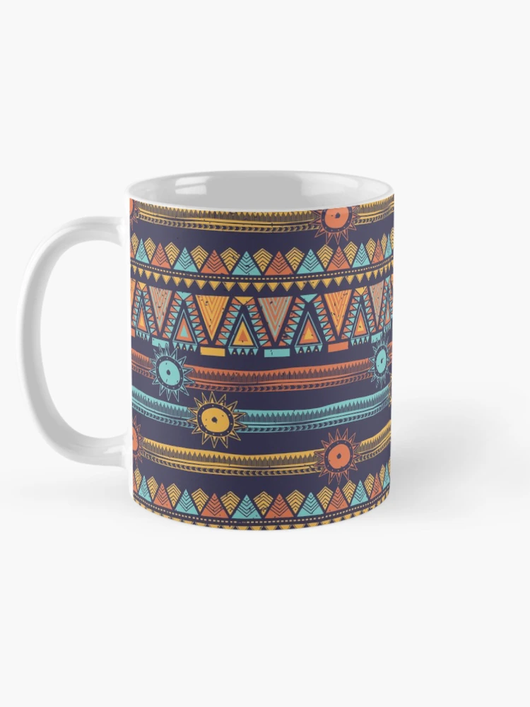 Thumbnail 5 of 6, Coffee Mug, Tribe Style Pattern designed and sold by PatternSquare.