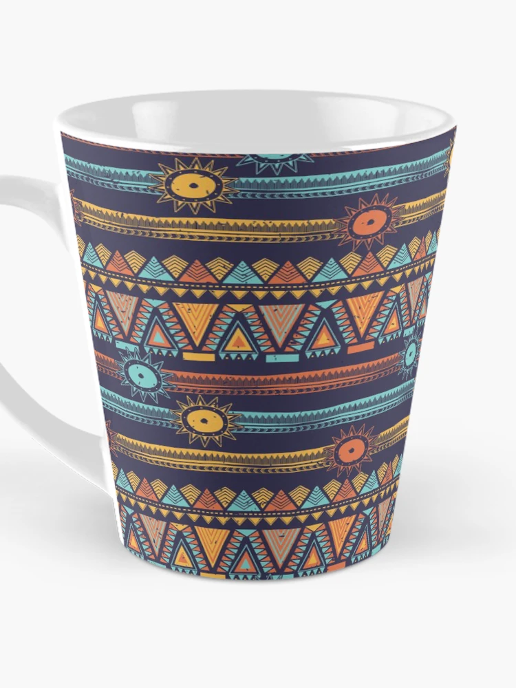Thumbnail 3 of 4, Coffee Mug, Tribe Style Pattern designed and sold by PatternSquare.