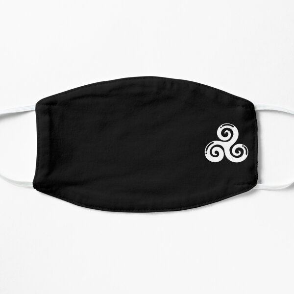 triskel noir et blanc Masque sans plis