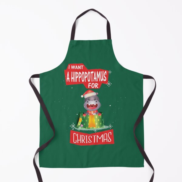 Item preview, I WANT A HIPPOPOTAMUS FOR CHRISTMAS designed and sold by Delicious Design ⭐⭐⭐⭐⭐.