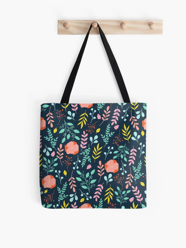 Thumbnail 1 of 2, Tote Bag, Botanical Pattern designed and sold by PatternSquare.